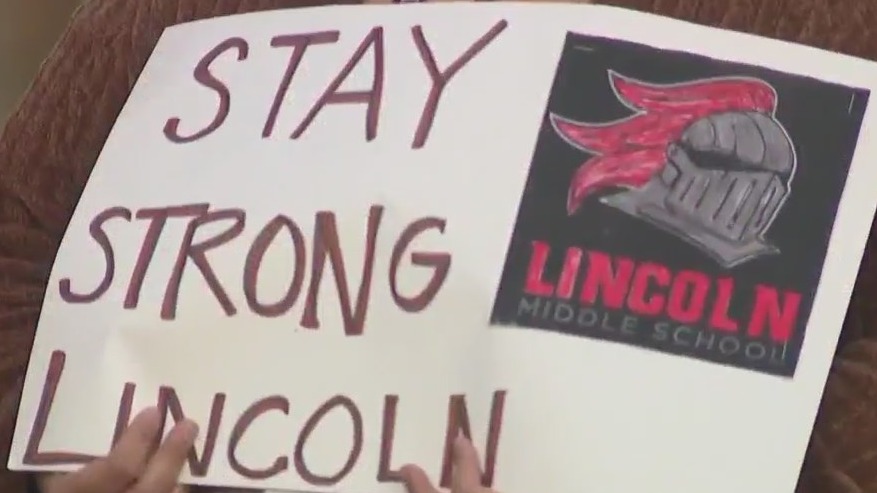 Kenosha school closure 'walk-in' protest